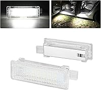 Vista 11 de Nilight 2 piezas de luz LED para panel de puerta interior, luces de cortesía blancas y rojas, conexión plug and play, compatibles con Ford F-150