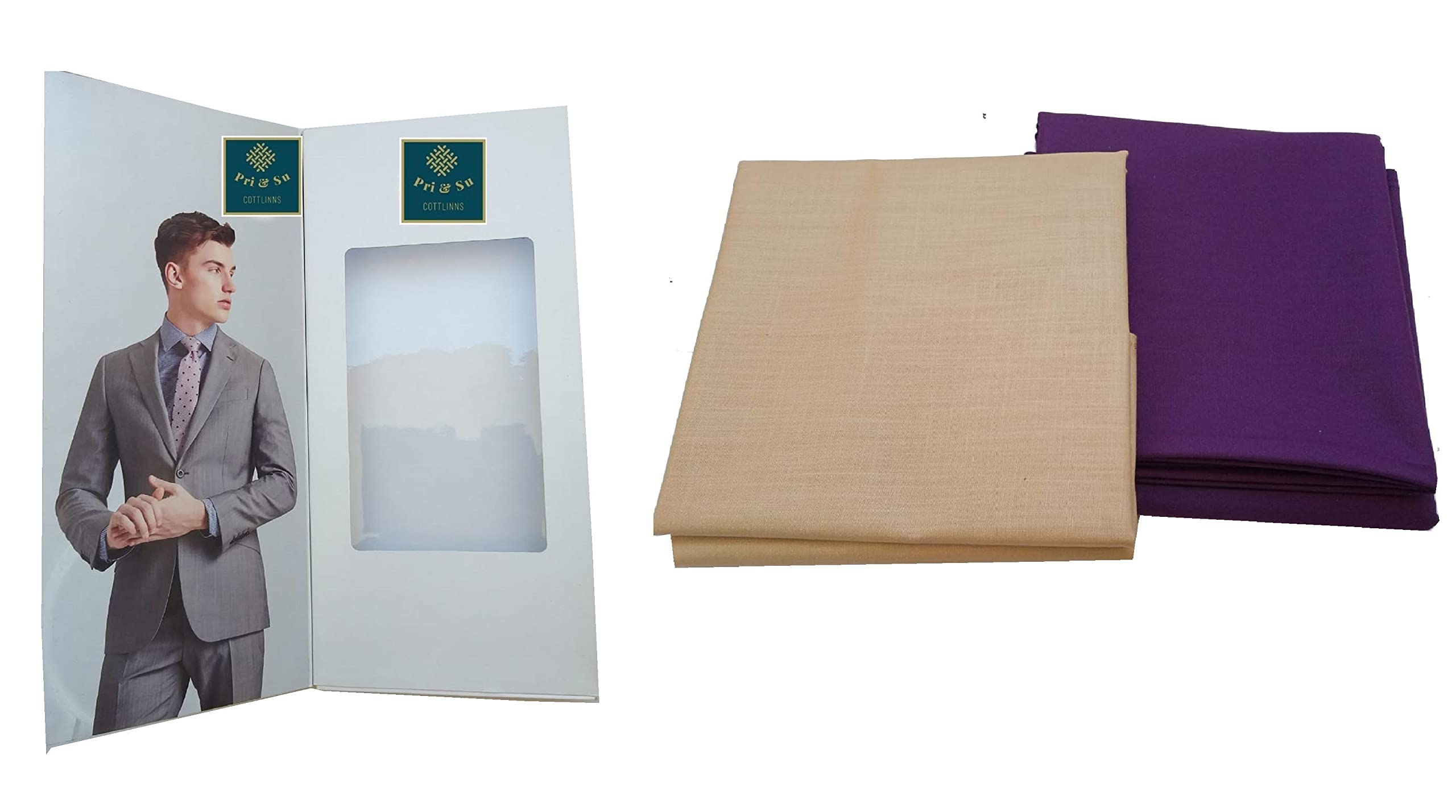 Pri & Su CottLinns Combo of Cotton Shirt 10012 & Trouser 4-picture-40