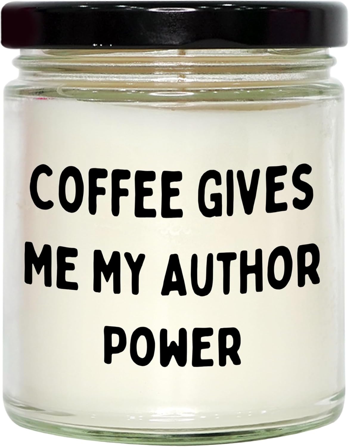 Author’s Powerhouse Vanilla Soy Candle, Gifts from Friends, 9oz Vanilla Soy Candle, Author Gifts, Birthday Unique Gifts