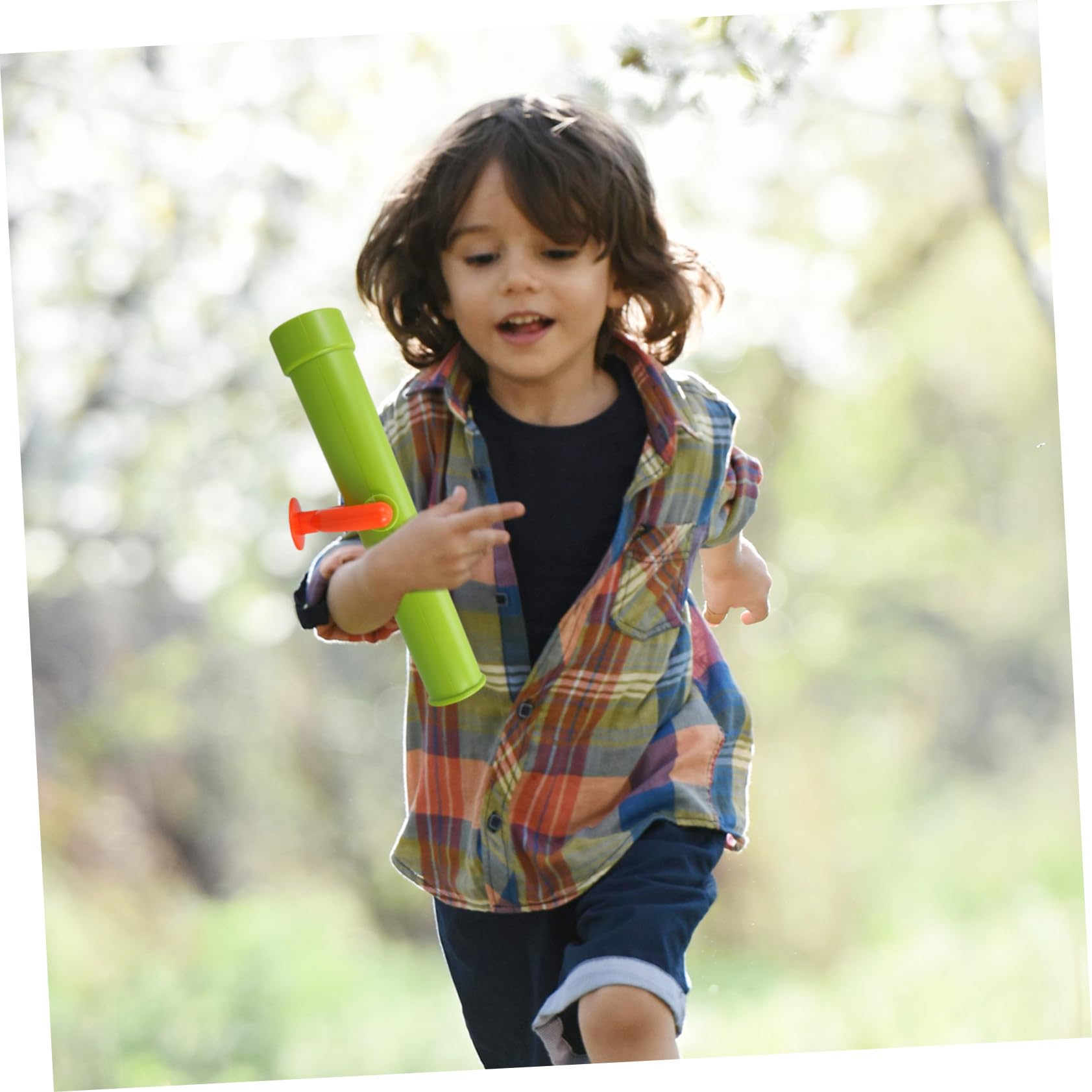 Telescopio Pirata de Juguete para Niños, Telescopio Monocular Pequeño Verde, Accesorio para Columpios, Resistente y Portátil, Adecuado para Juegos al Aire Libre y Aprendizaje Educativo