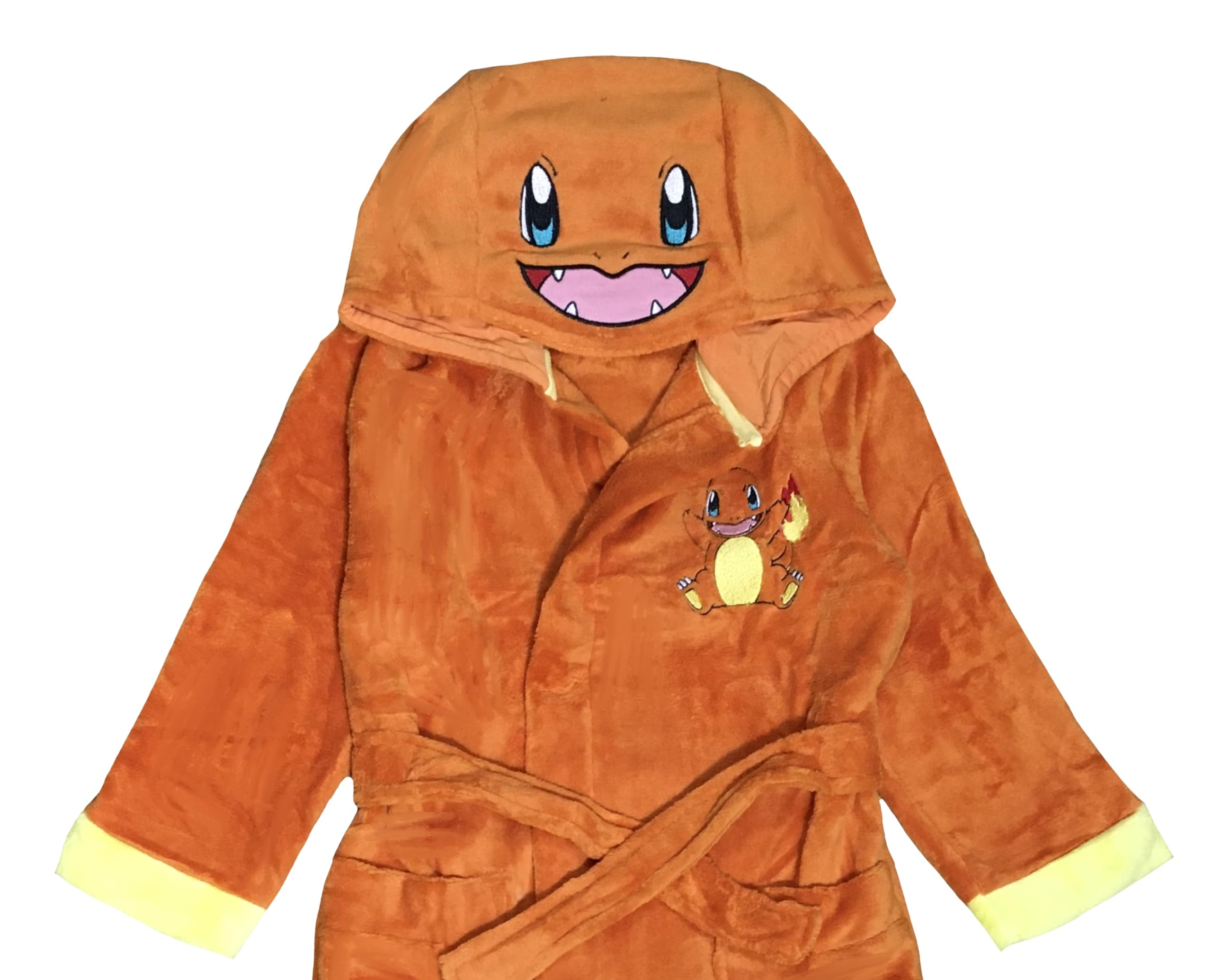 Pokemon Boys or Girls Hooded Bathrobe, Dressing Gown, Age 4-14 Years