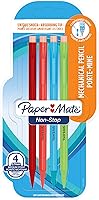 Vista 1 de Paper Mate Portaminas sin parar 0.028 in HB #2 Varios colores de barril de neón 4