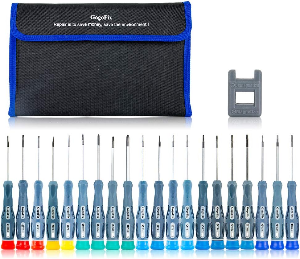 Precision 20 Pieces Screwdriver Set for Electronics, Computer, Laptop, Phone, Pad, Gaming Console, Camera... Repair and Maintenance