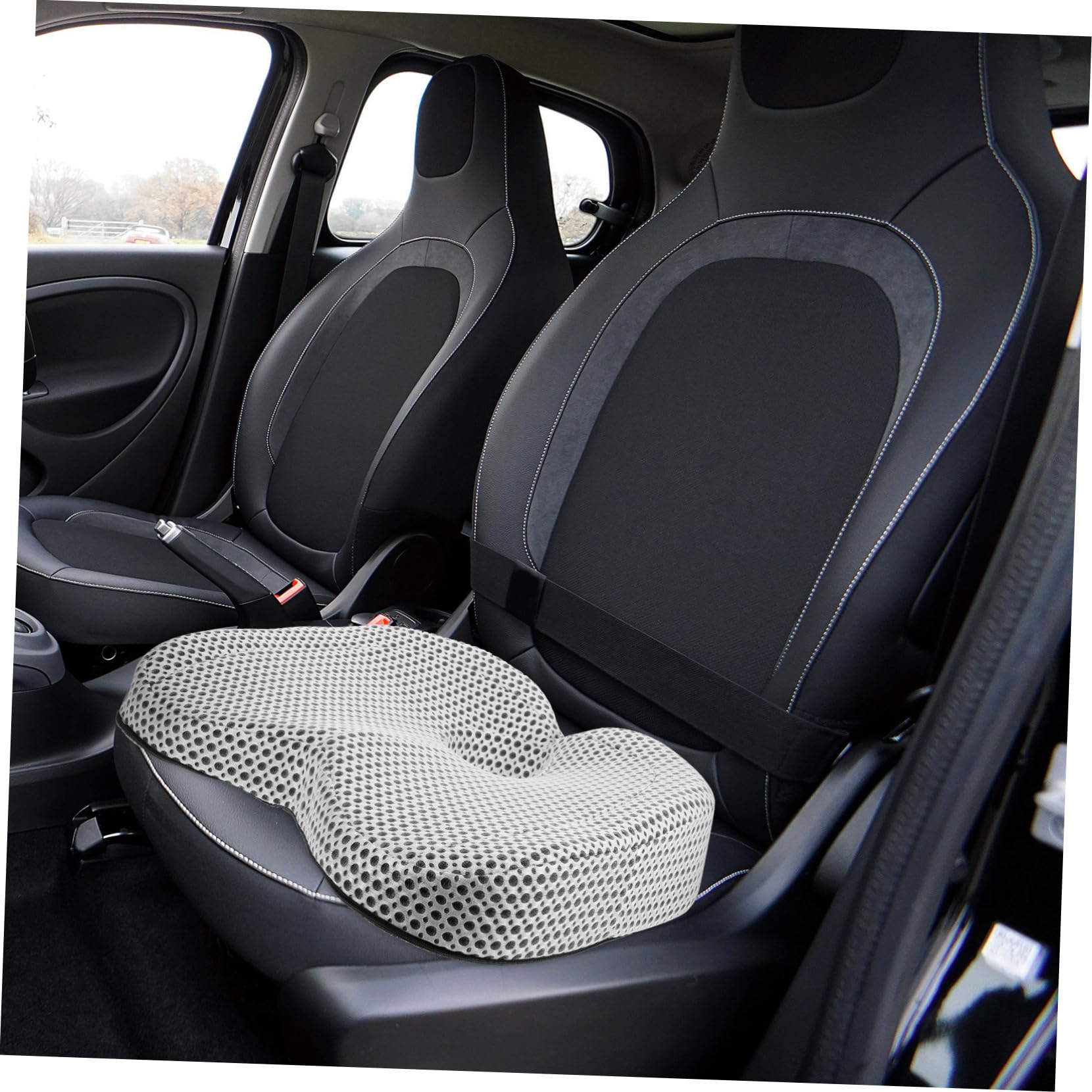 Cabilock Cojín para Asiento De Coche Almohadilla para Silla De Oficina Soporte De Espuma Viscoelástica para Silla De Escritorio