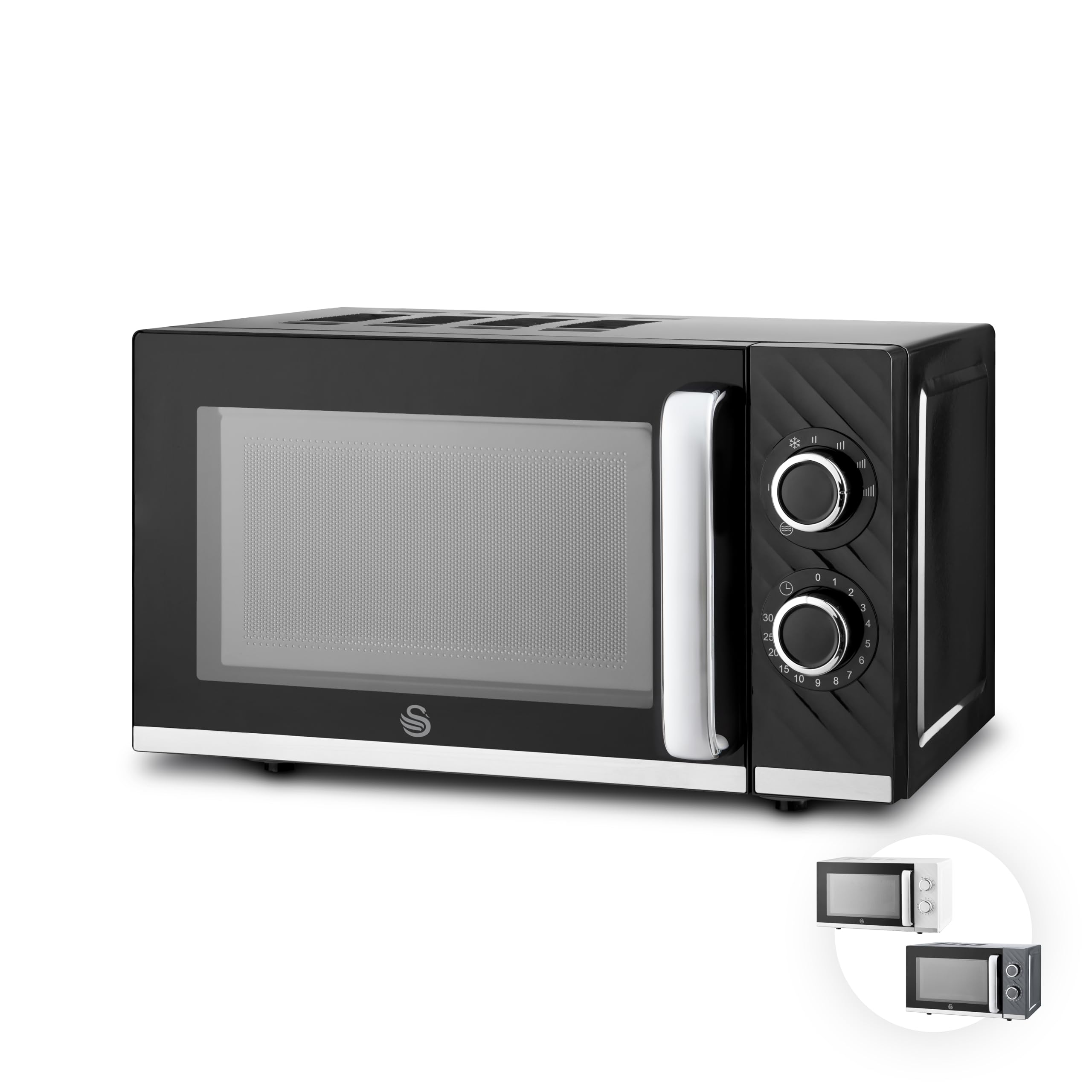 Swan Unisex Black Windsor 20L 800W Microwave In