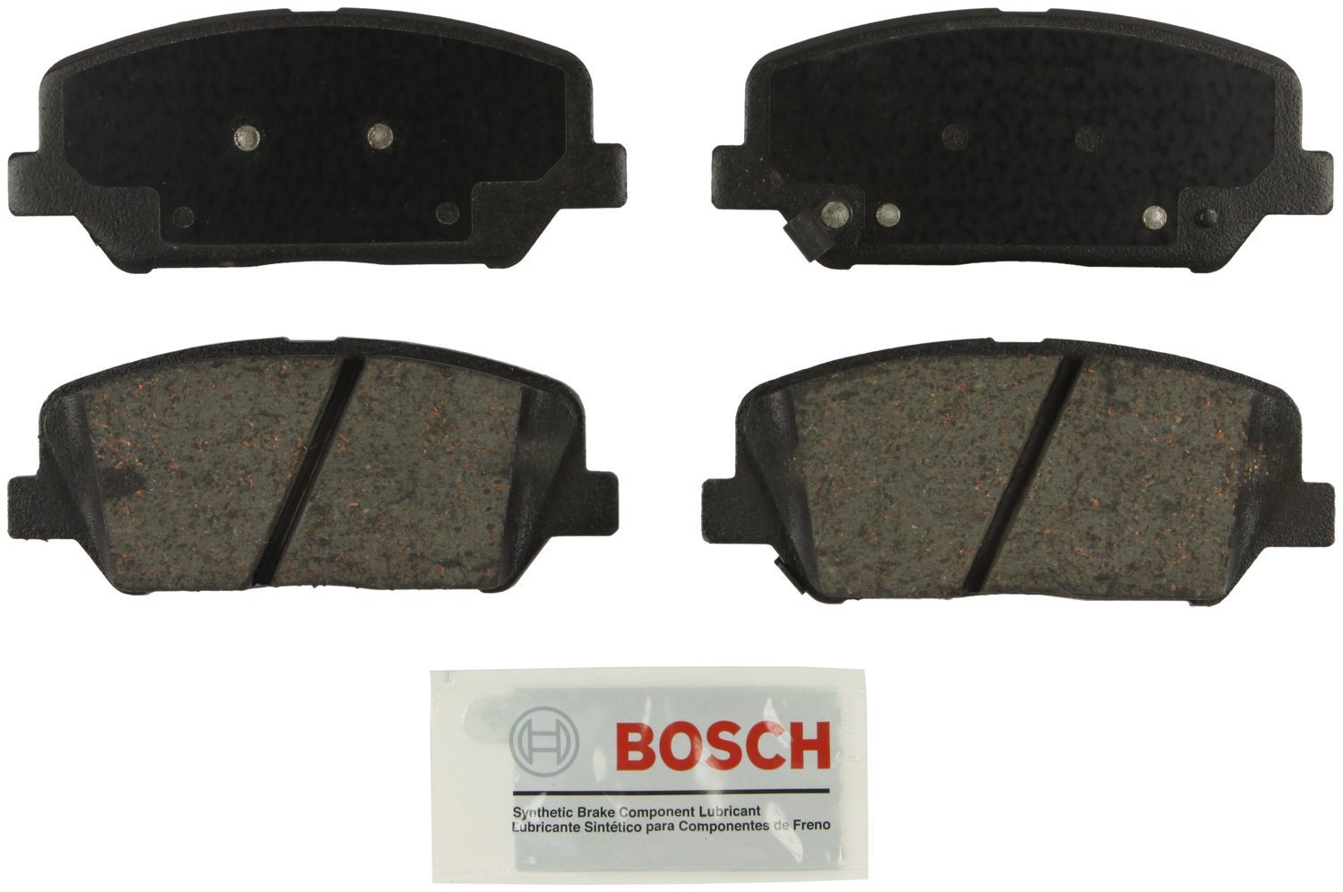 Bosch BE1324H Blue Disc Brake Pad Set with Hardware - FRONT — view 392