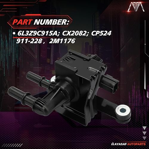 Miniatura 3 de MAYASAF Válvula solenoide de ventilación de bote de vapor 911-228 para Ford F-150 2004 2005 2006, para Ford Expedition 2005 2006, para Lincoln