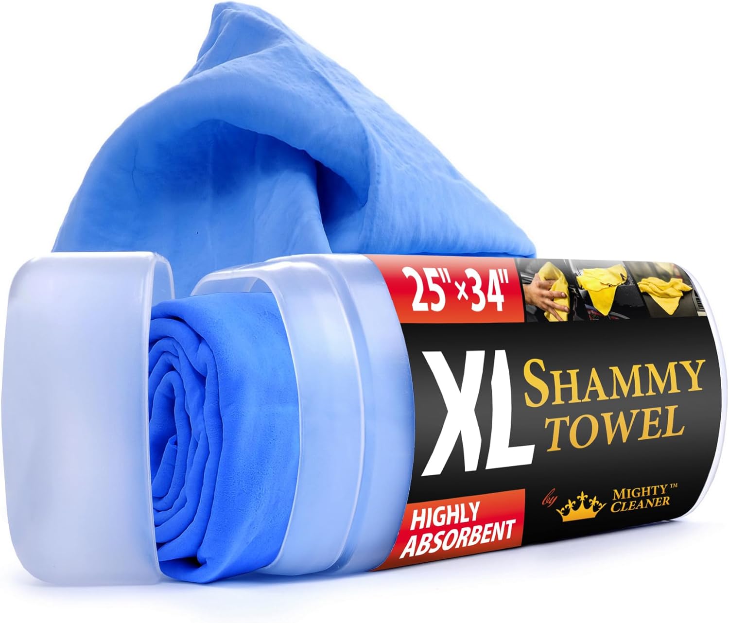 Premium Shammy Towel for Car XL Size (25” x 34