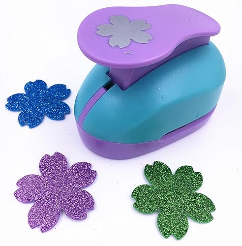 TECH-P Creative Life - Tarjetas de álbum de prensa a mano de 2 pulgadas, varios patrones, perforadora de papel, tarjetas de álbumes de recortes,