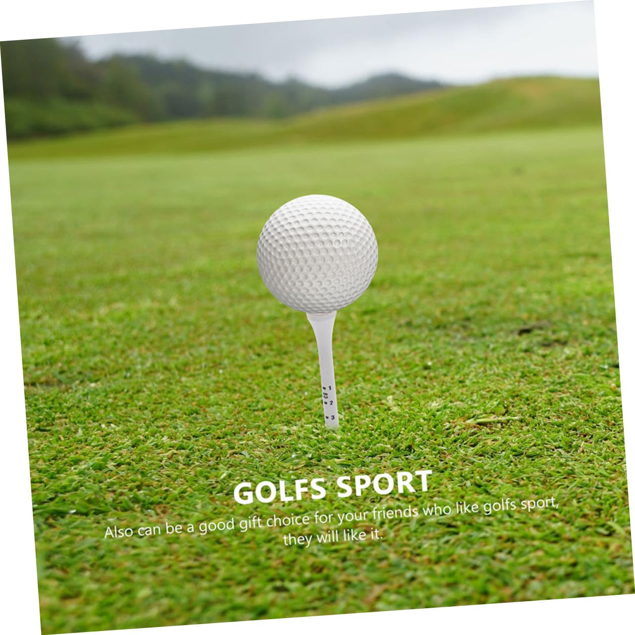 Toyvian Tees Unidades Soporte De Bolas Accesorios Prácticos Entrenamiento Golf Entusiastas del Deporte
