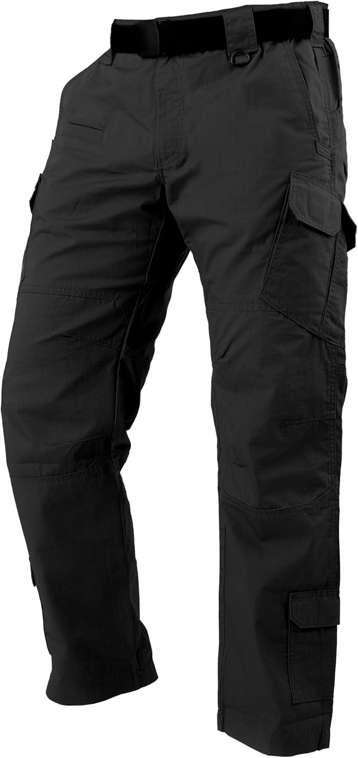 Tactical Pants for Men - Tough Ripstop, Water-Resistant Mens Tactical Pants with 9-Pocket Mapped System - Image 8