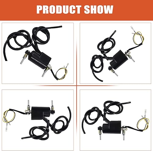 Miniatura 5 de labwork Reemplazo de bobina de encendido de doble cable de 12 V para Honda CB