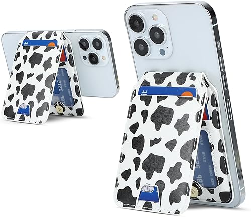 Havaya MAGSAFE(KB)-FBA, Estampado de vaca negro (no funda para teléfono), Classic