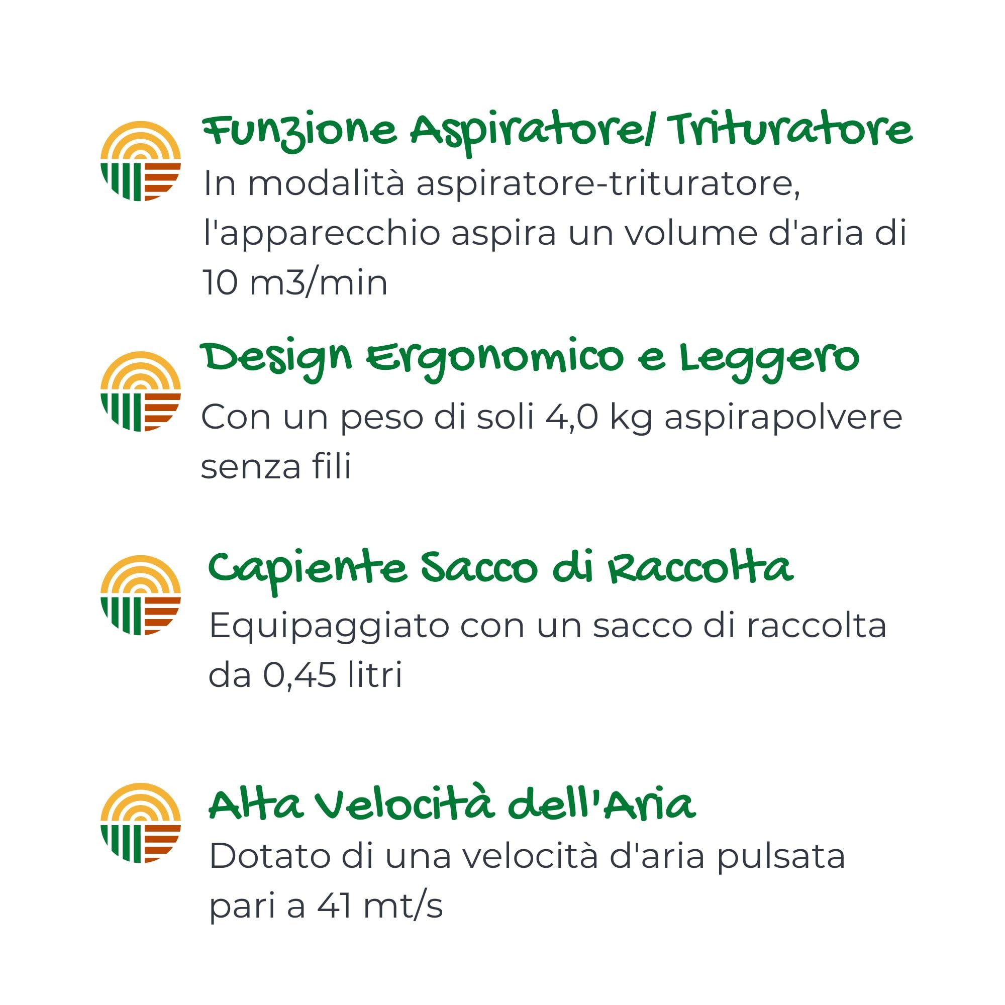 Soffiatore Aspiratore Trituratore LIF - Soffiatore elettrico Attrezzo da Giardino Potente e Versatile, Ideale per Rimozione di Foglie e Piccoli Arbusti, Funzione Triturazione, Design Ergonomico