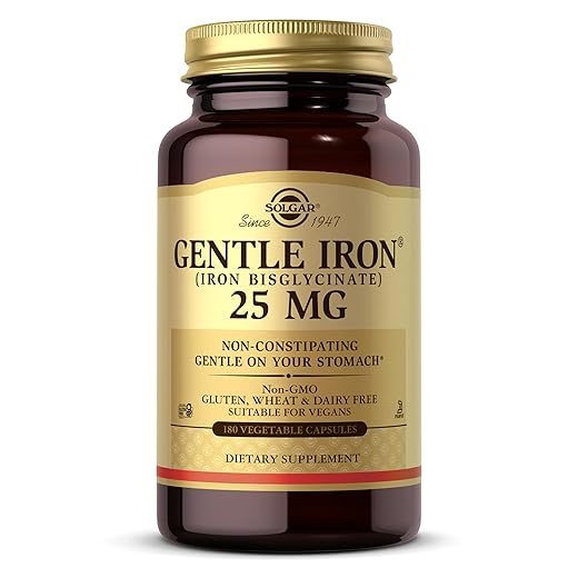 Solgar Gentle Iron 25 mg Vegetable Capsules