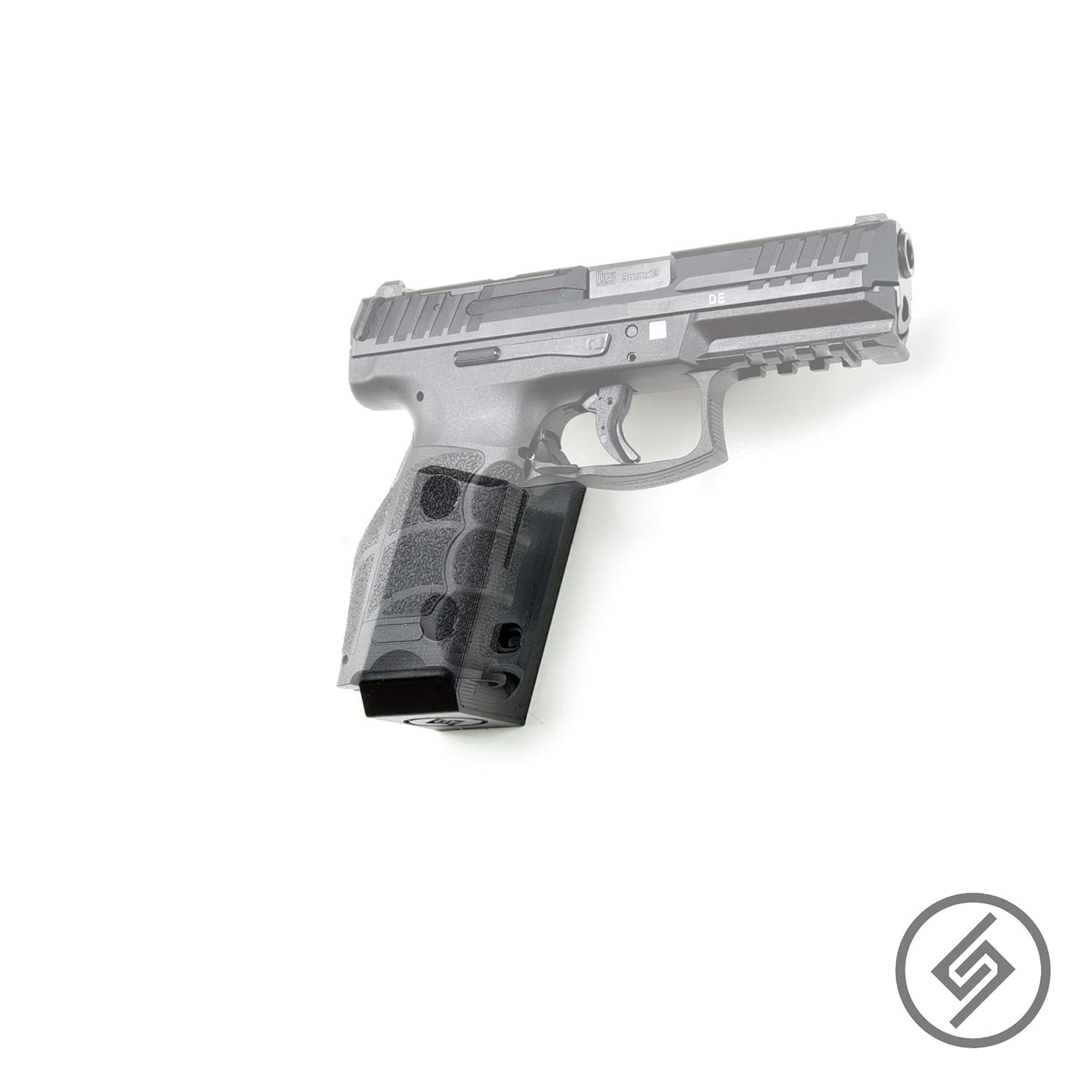 Spartan Mount for FN 509 [Barrel Right] | Pistol Wall Display Storage Organization System | Unique Low Profile Design | Gun Safe Wall Garage | Gun Room Mounting Solution | Made in USA