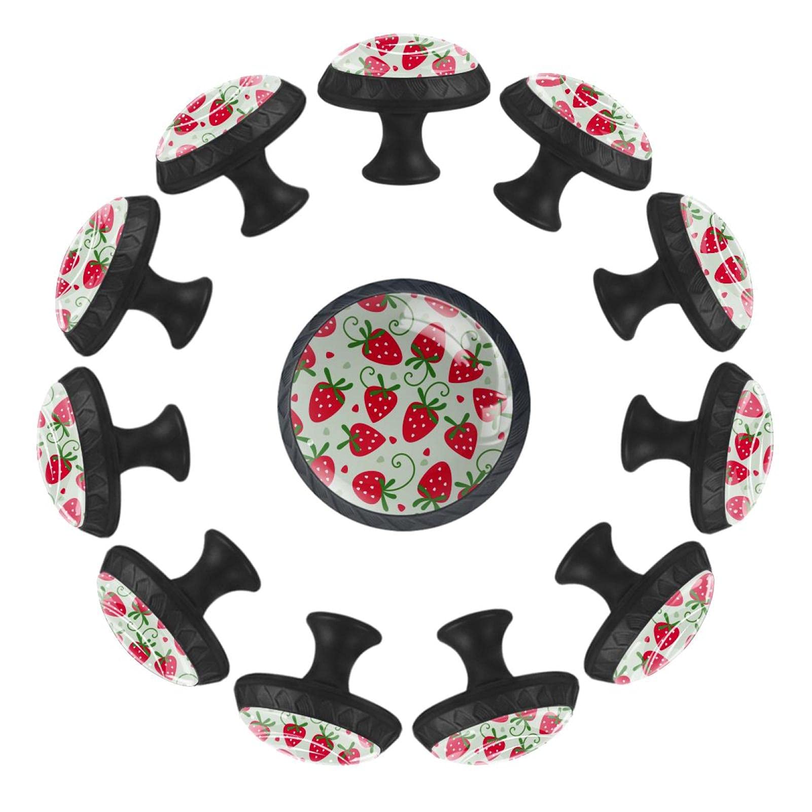 Boutons de tiroir Red Sweety ronds robustes de 35 mm pour mobilier