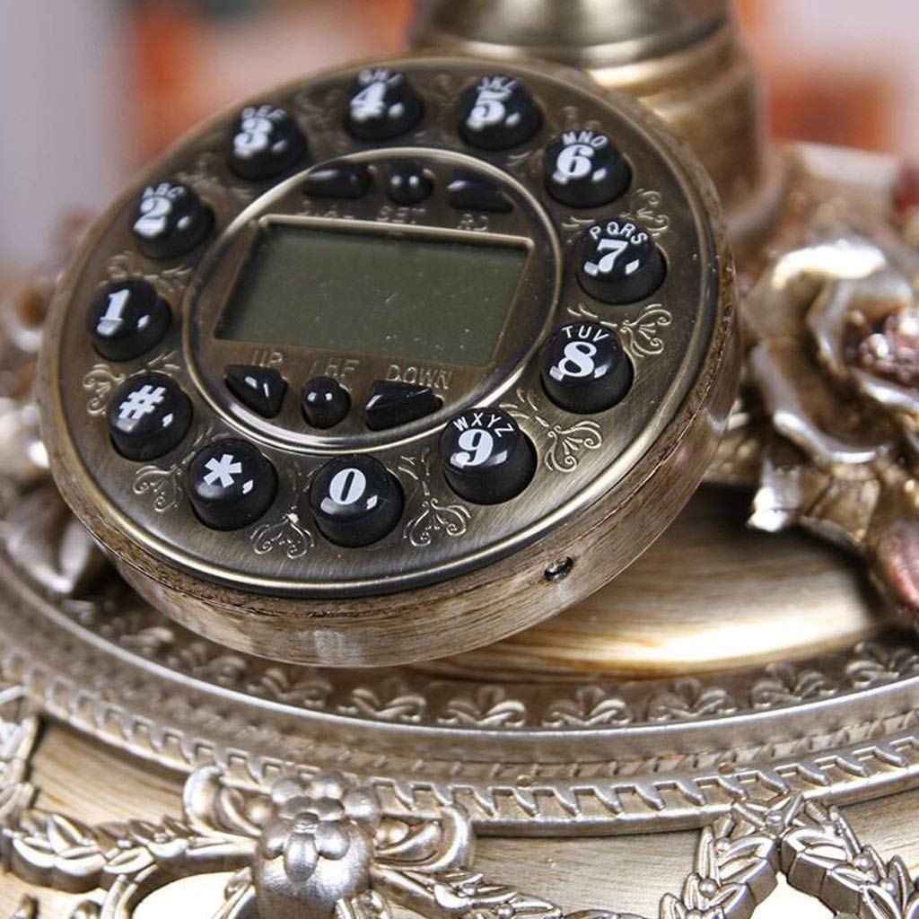 Telefon stacjonarny w stylu europejskim dla gości Telefon stacjonarny do domu Sypialnia Kreatywny telefon retro
