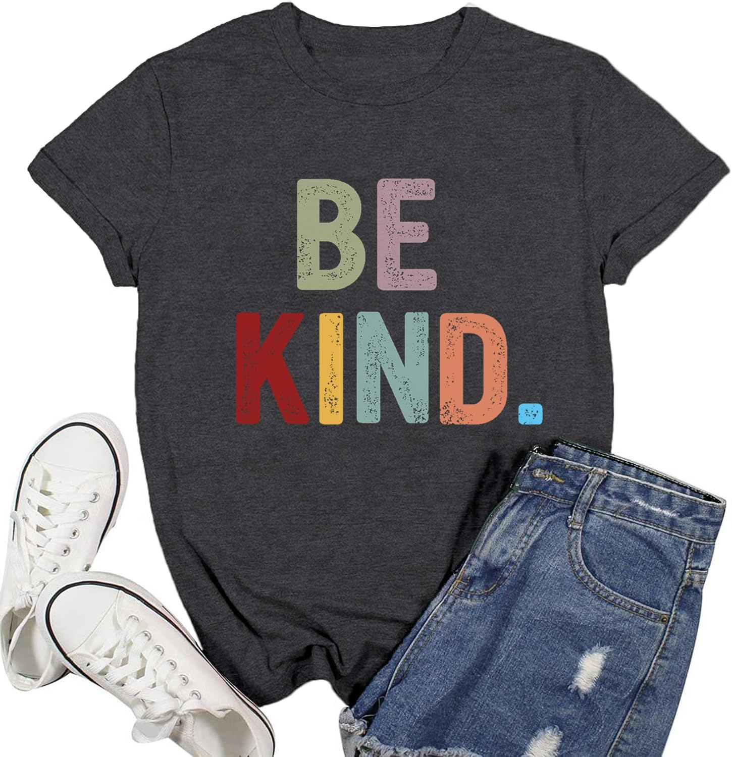 Be Kind Shirt for Women Kindness Teacher T-Shirt Inspirational Teacher Tee Tops