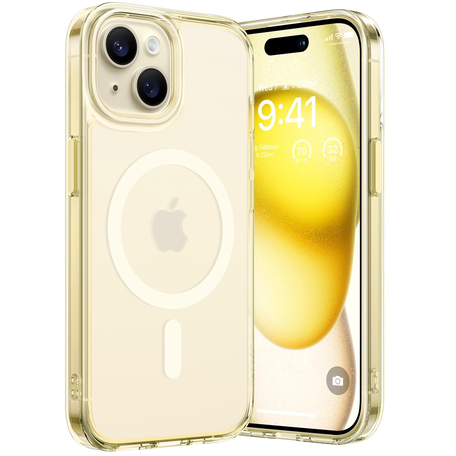 TORRAS Diamond-Mag für iPhone 15 Hülle für MagSafe (Zertifizierte Magnetkraft un