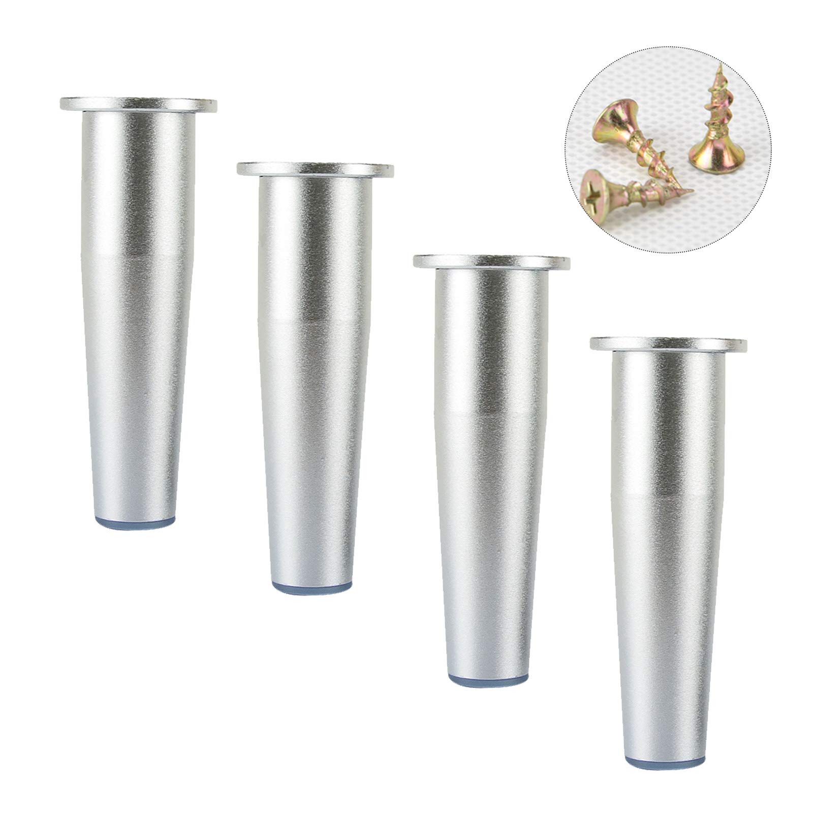 Patas para muebles de altura ajustable e impermeables en pack de 4 unidades