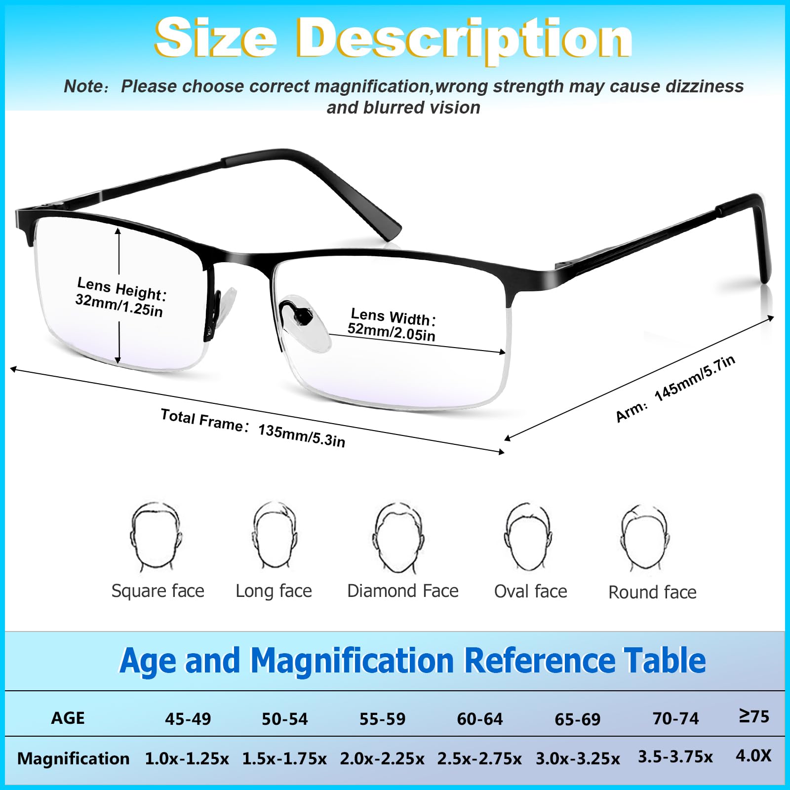 3 gafas de lectura mixtas