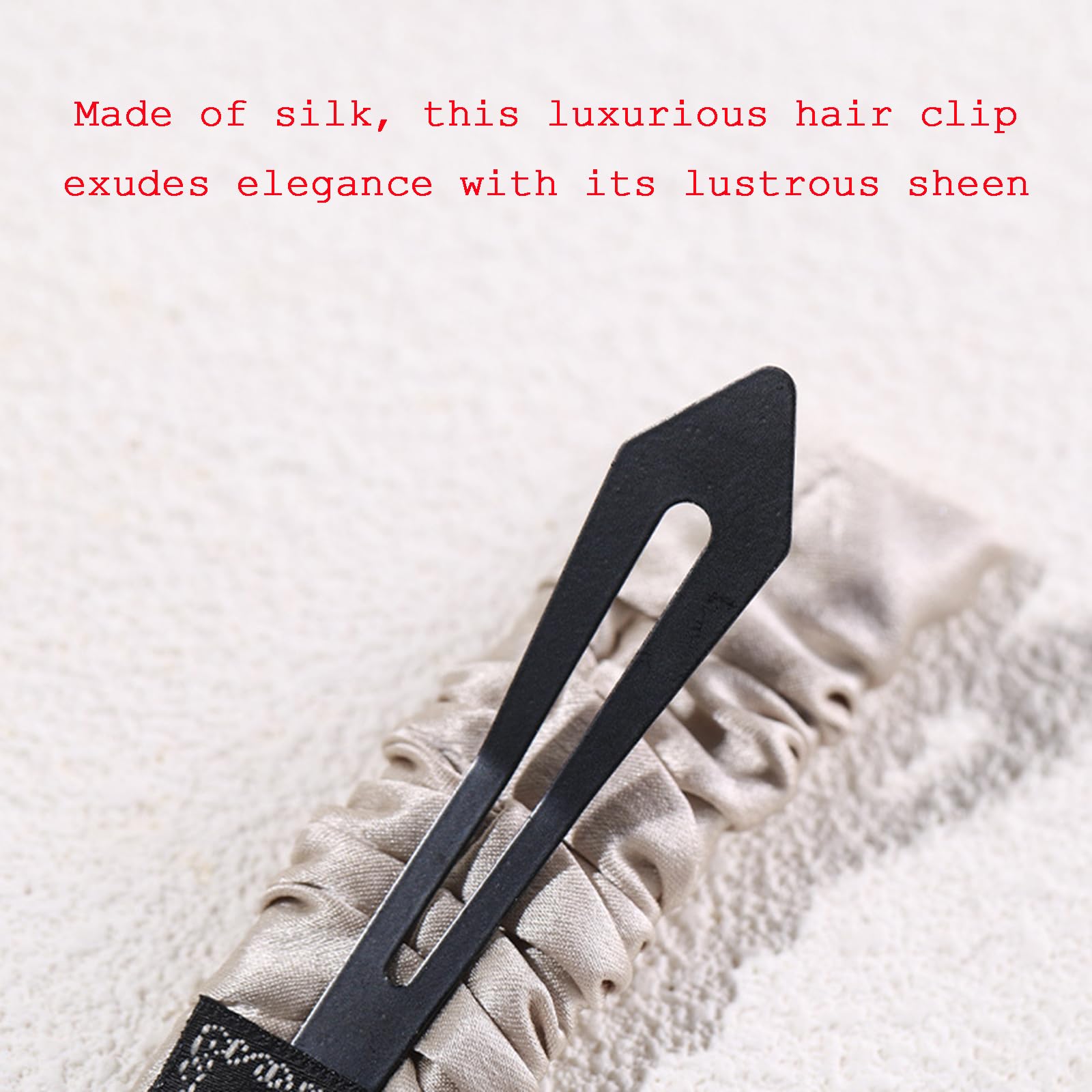 Confezione da 8 Fermagli per Capelli da Donna in Seta di Gelso Eleganti Plissettati Che Non Lasciano Segni Accessori per Lo Styling,8pcs Set