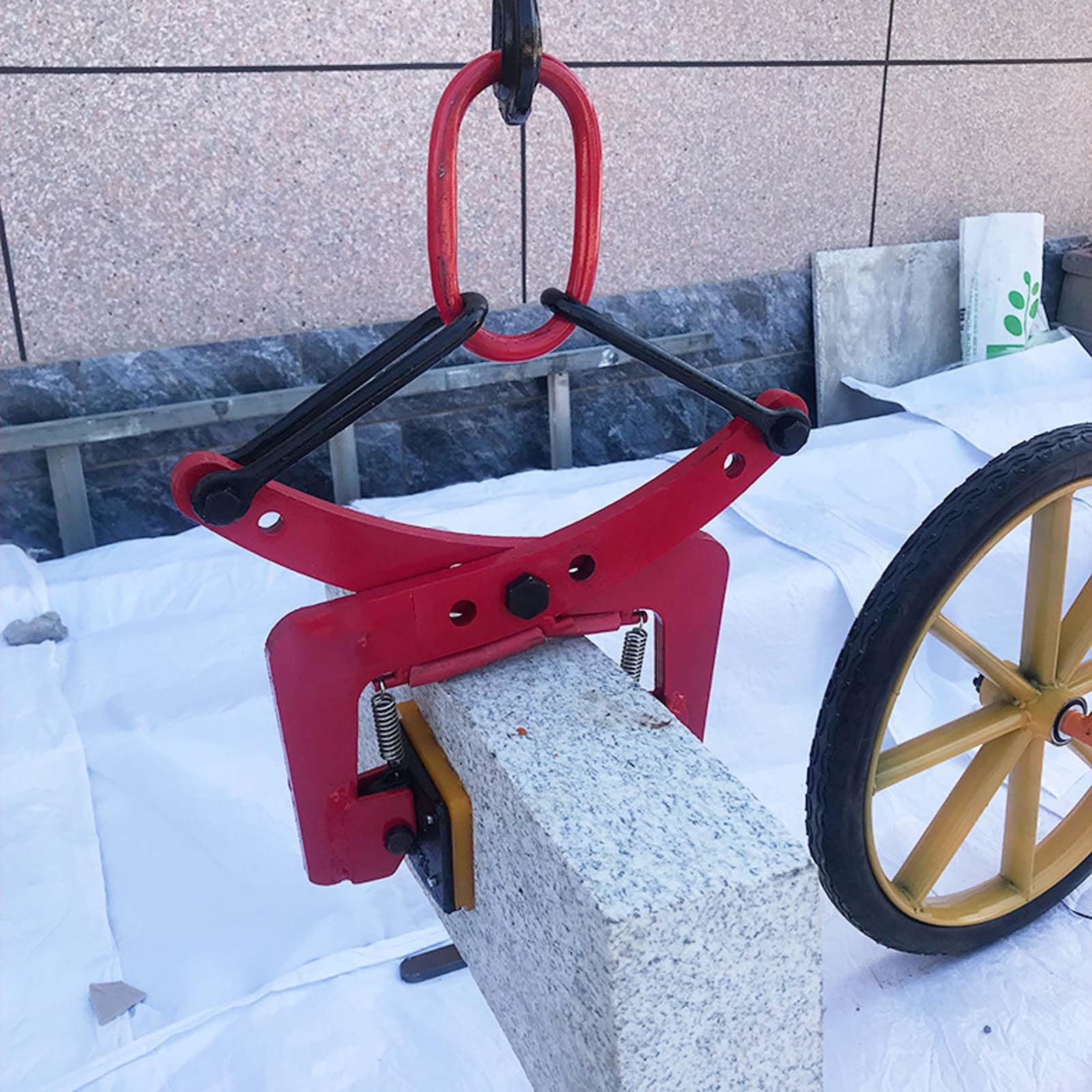 Hochleistungs-Steinhebeklemmen | Verstellbare Klemmen für Marmor und Granit | Plattenklemmen für das sichere Heben, Handhaben und Transportieren von Steinen.