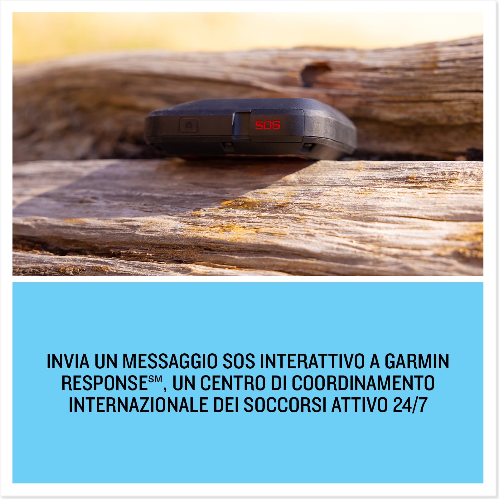 Garmin InReach Messenger Plus, Comunicatore Satellitare, Copertura Iridium, Invia e ricevi SMS, Immagini e Vocali, Messaggi di gruppo, Lancia SOS, LiveTrack, TracBack