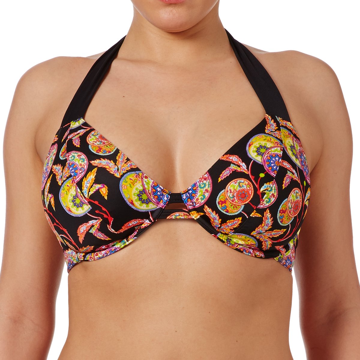 Freya Samara AS3741 W Underwired Halterneck Bikini Top Black (BLK) 32D