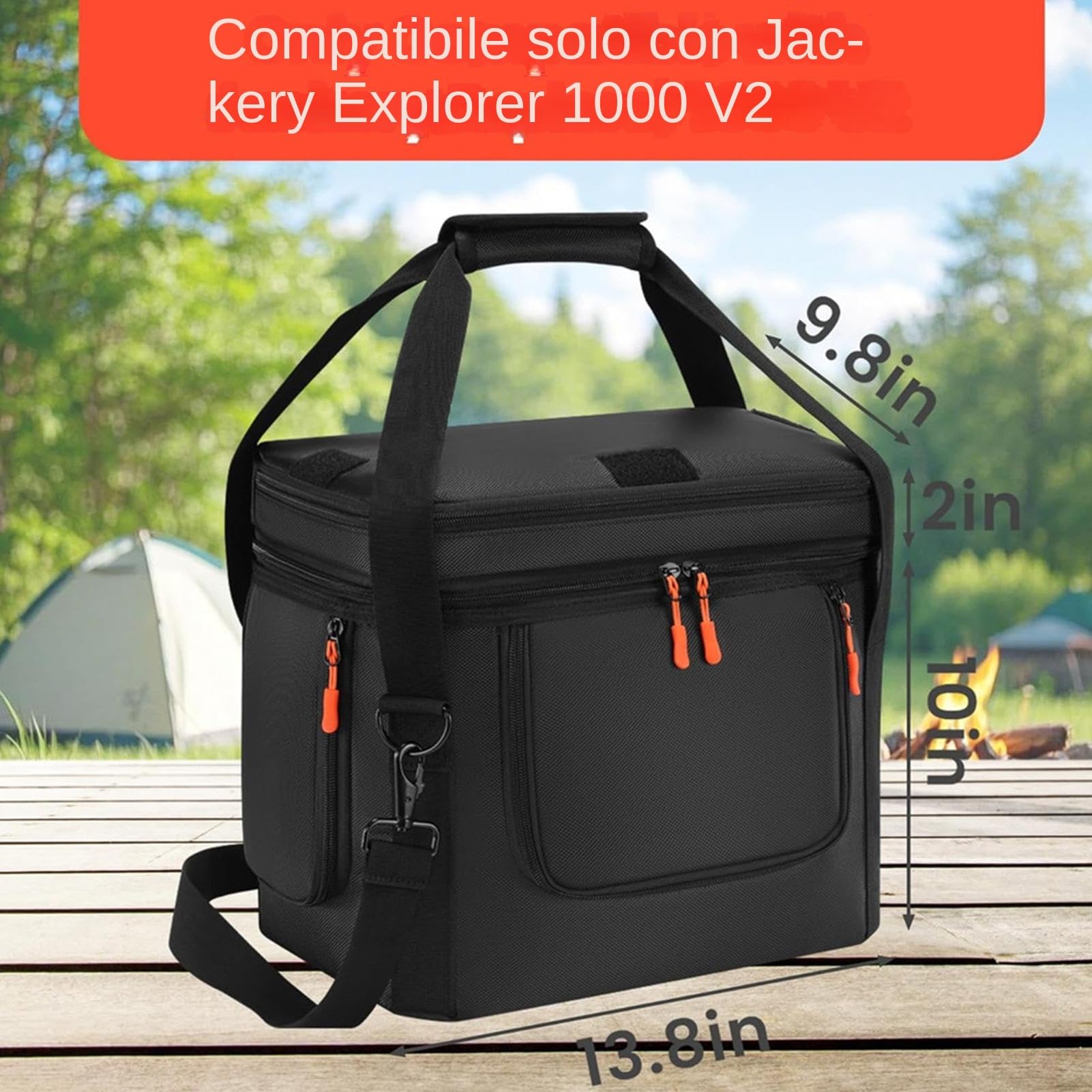 Borsa Trasporto Power Station,Borsa Portatile per Power Station - Impermeabile Con Cerniere Laterali E Maniglia Per Picnic Spiaggia Escursioni Campeggio