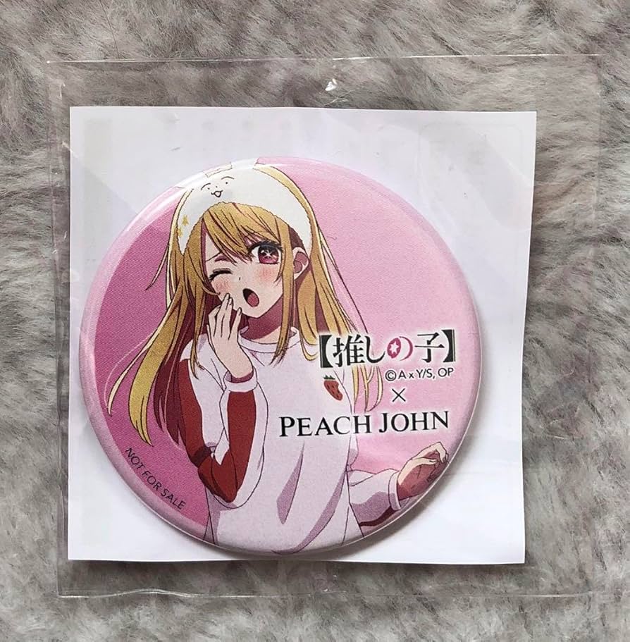 推しの子× PEACH JOHN コラボ缶バッジ 星野ルビー（Amazon.co.jp