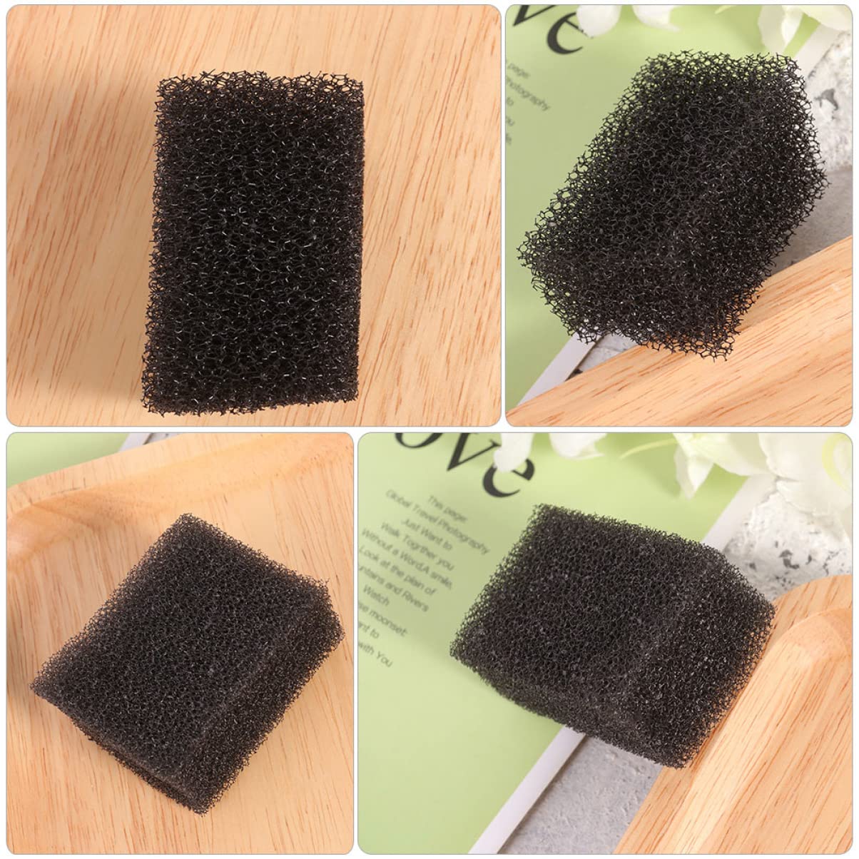 minkissy 80piezas Esponjas De Maquillaje Efecto Especial Para Cicatrices y Heridas Esponja De Punteado Para Maquillaje Facial y Efectos Especiales Para Halloween y Teatro