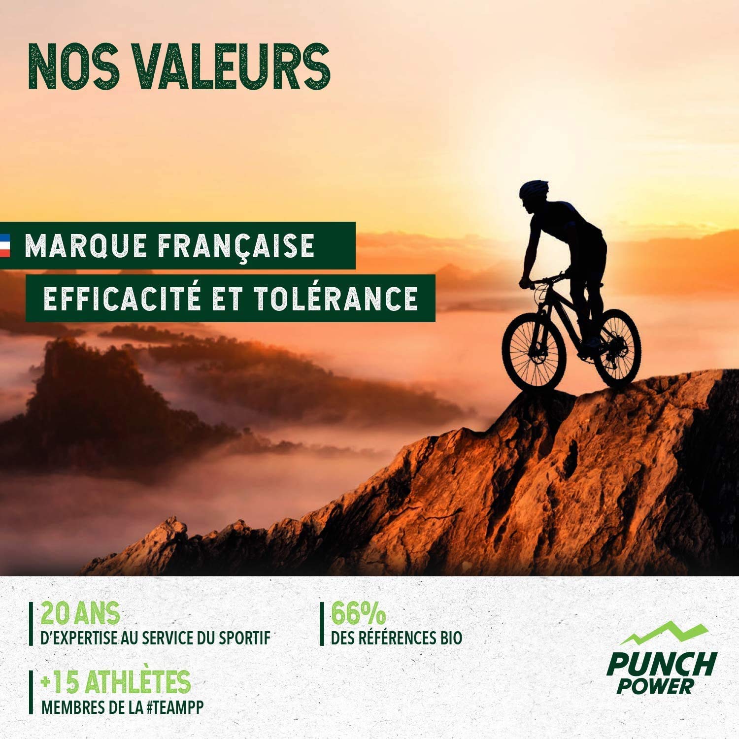 PUNCH POWER - Punchy Bar Multifruits - Présentoir 40 barres x 30g - Barre énérgétique sport - Marque Française