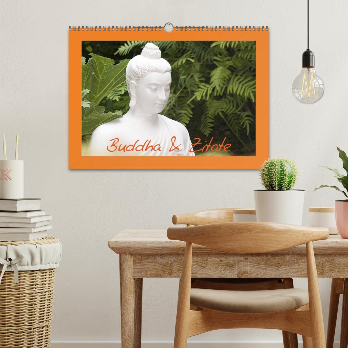 Buddha & Zitate (Wandkalender 2026 DIN A3 quer), CALVENDO Monatskalender: Buddha-Statuen und weise Zitate für ein positives Lebensgefühl