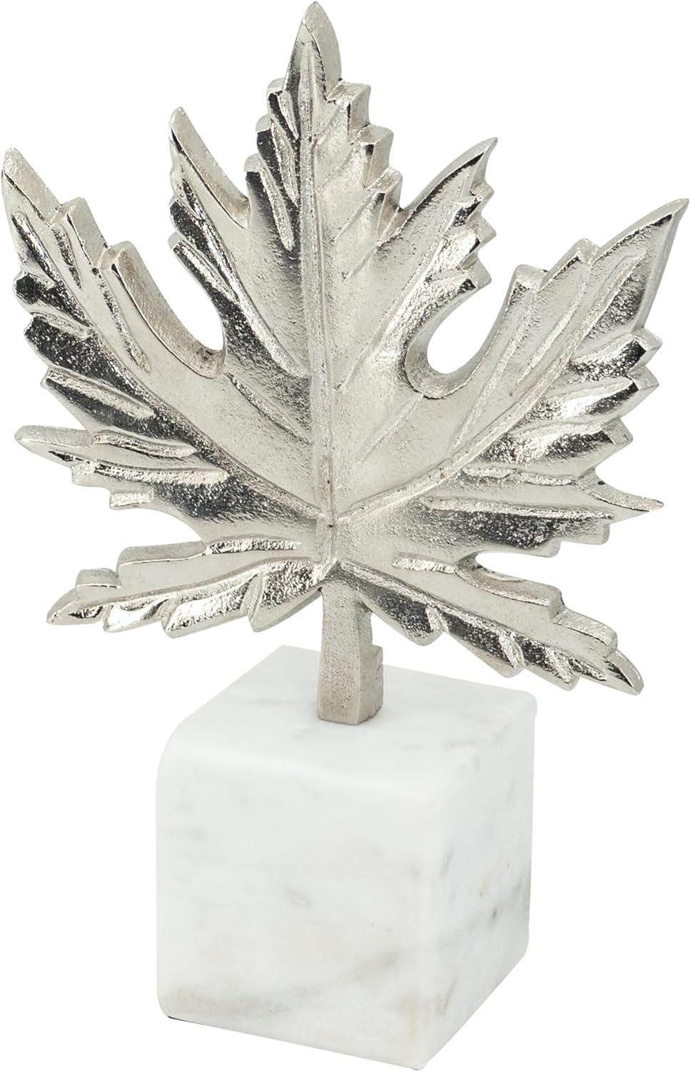 Aluminum Leaf on Marble Base – 7x3x10.5