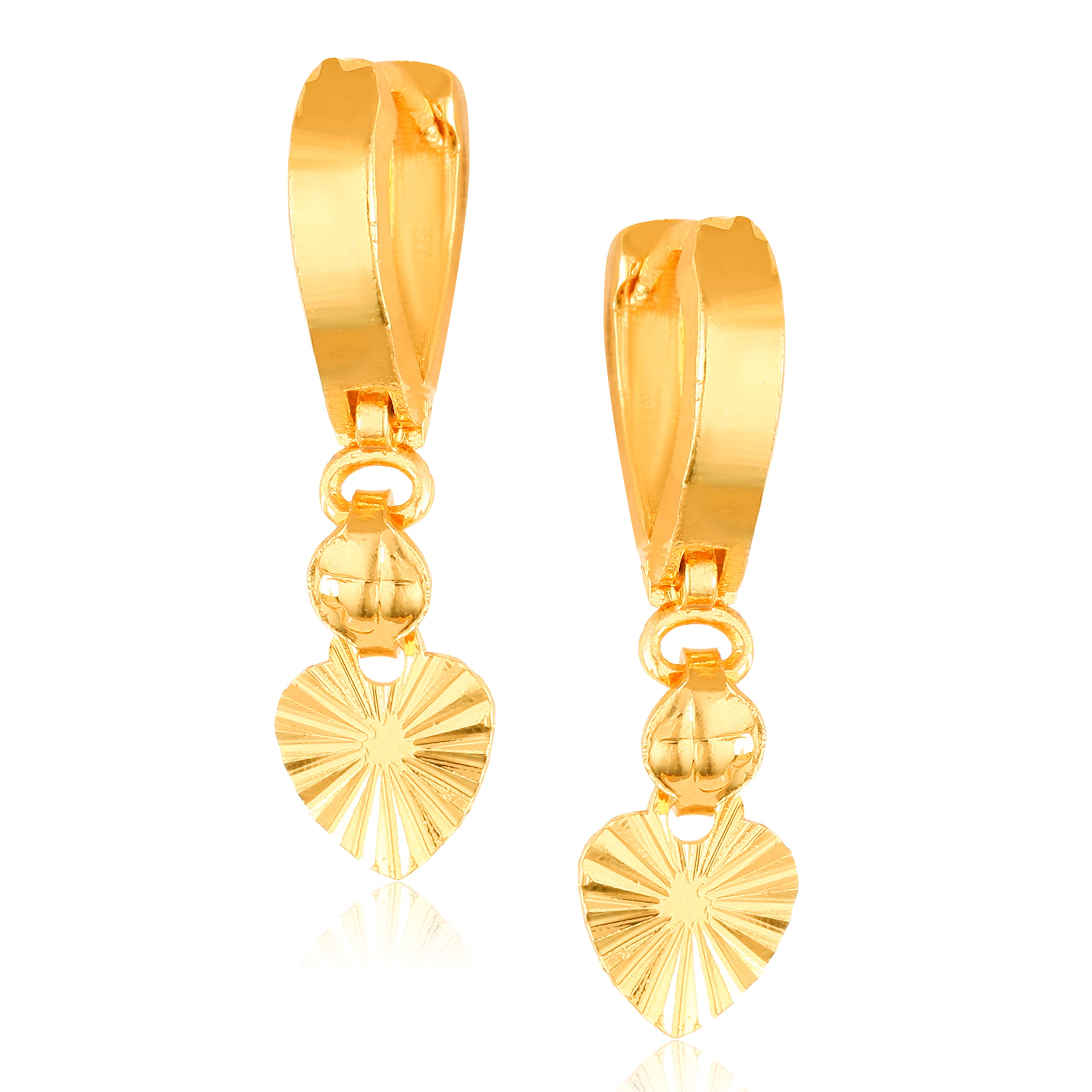 Vighnaharta Filigree work Gold Plated alloy Hoop Earring Clip on fancy drop Bali Earring valentine day gift valentineday gift for her gift for him gift for women gift for men love gift gifts ValentinesDay2023 for Women and Girls [VFJ1605ERG] (B09T6VTGF5) Amazon Price History, Amazon Price Tracker