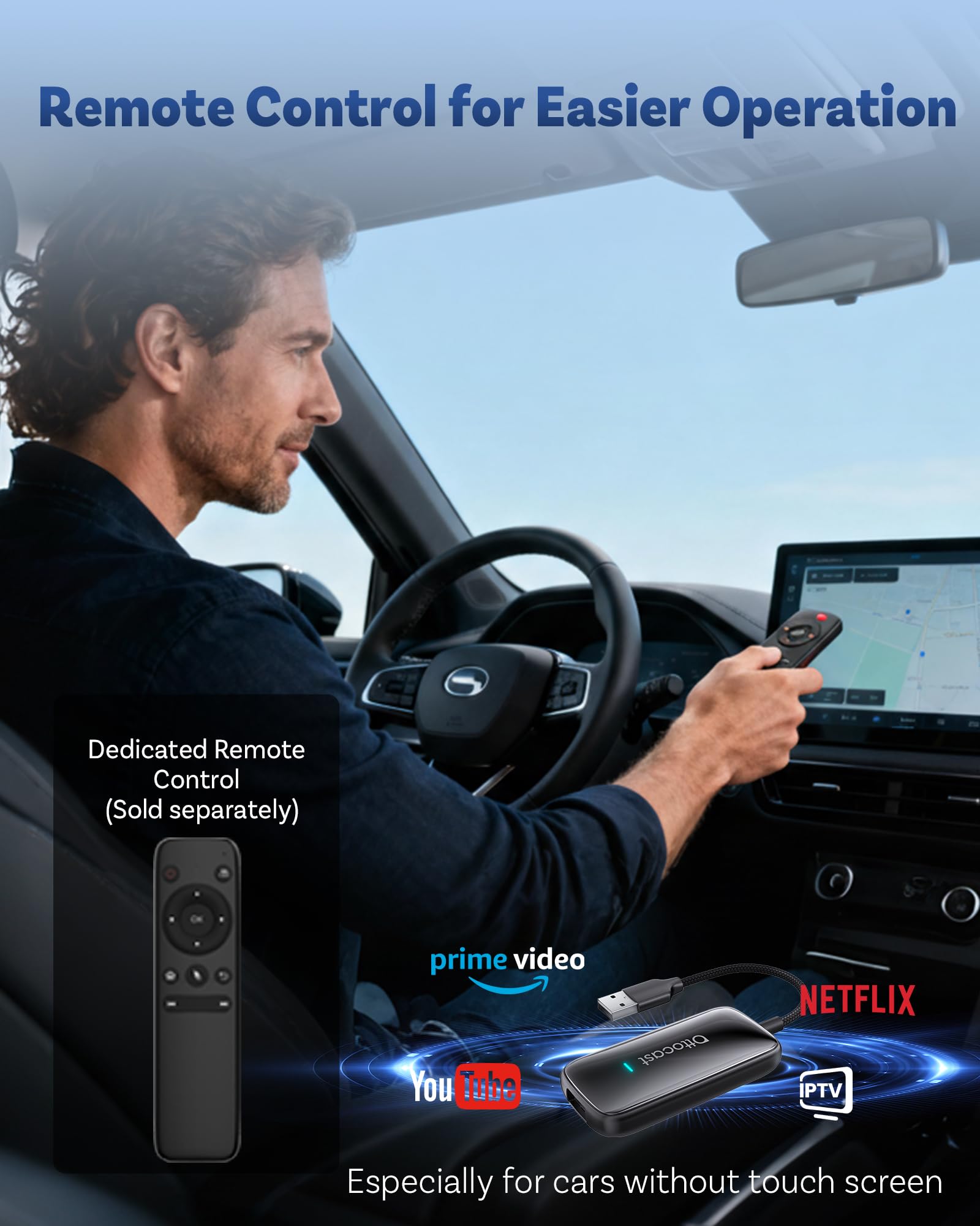 Amazon.com: Remote Control for Ottocast Play2Video Ultra, Ottocast