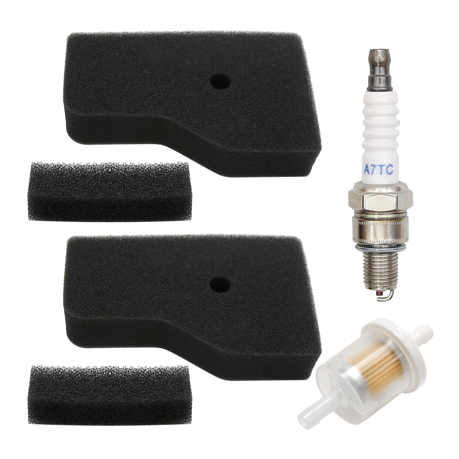 17211-Z07-000 17218-Z07-000 Outer Air Filter Kit for Hon-da EU2000 EU2000i EU2000iT1 & EU2000iK1 EB2000 EB2000i EB2000iT1 Generator, Spark plug Replace#98056-55777