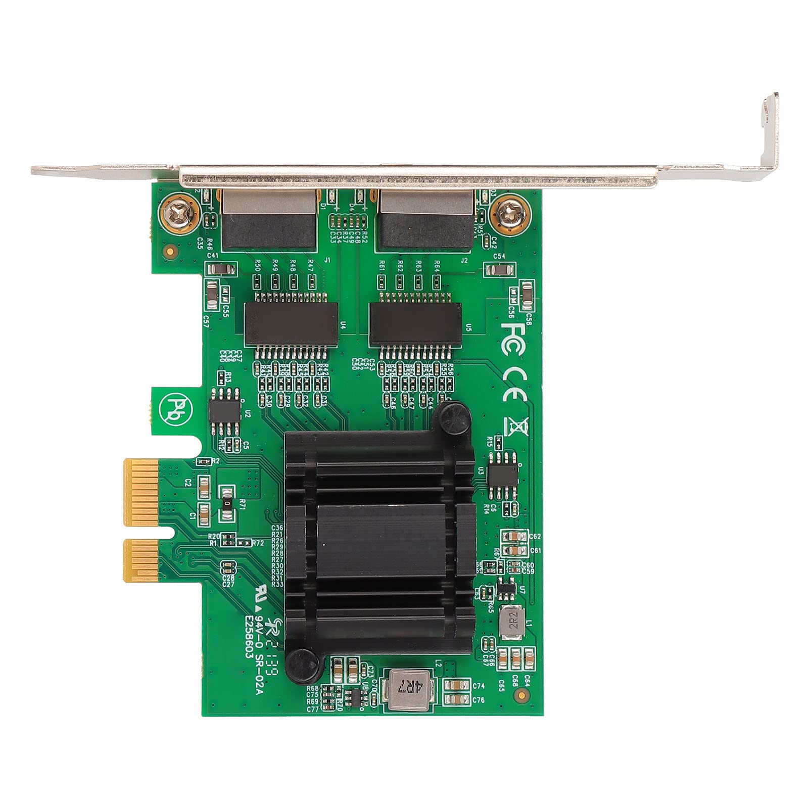 Cocoarm Carte Réseau Ethernet Double Port PCIE, 10/100/1000Mbps