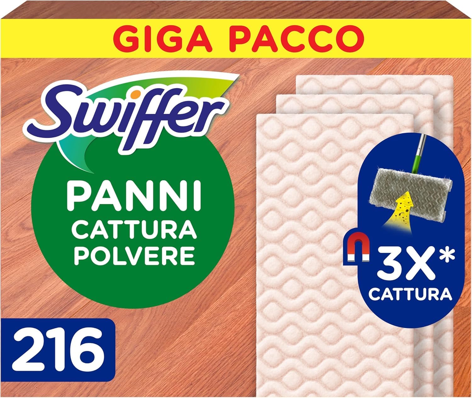Swiffer 216 sztuk wkładów do miotły do łapania kurzu (36 x 6)