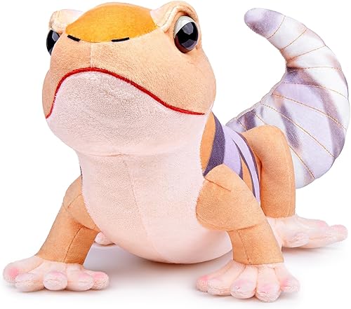 Miniatura 9 de Juguete de peluche de Gecko de cola gorda de simulación 1574 pulgadas súper suave y linda figura de animal de peluche de Gecko muñeca realista