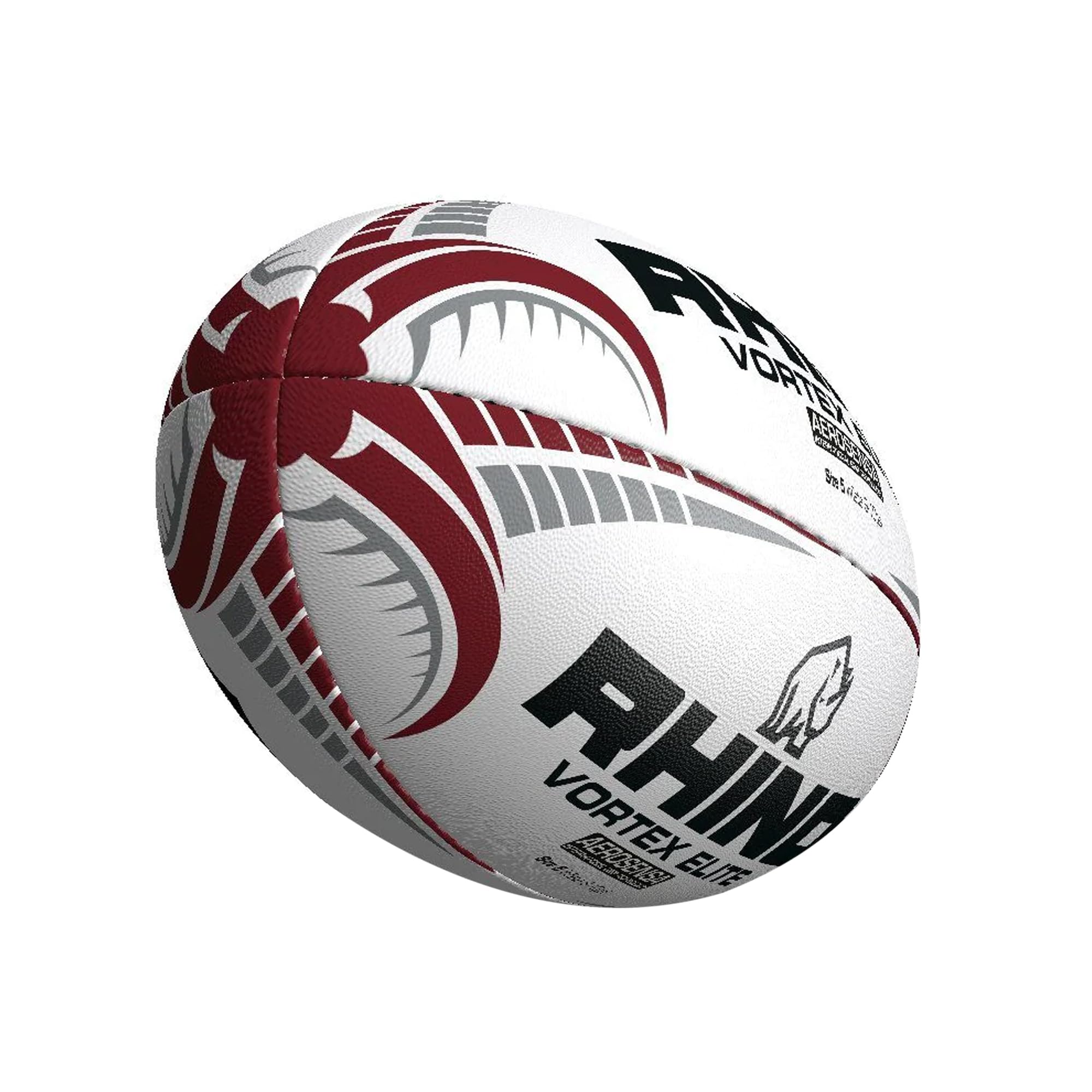 RHINO Vortex Elite ラグビーボール Size 5 Rhino Vortex Elite Match Rugby Ball – Pro-Level Grip & Accuracy