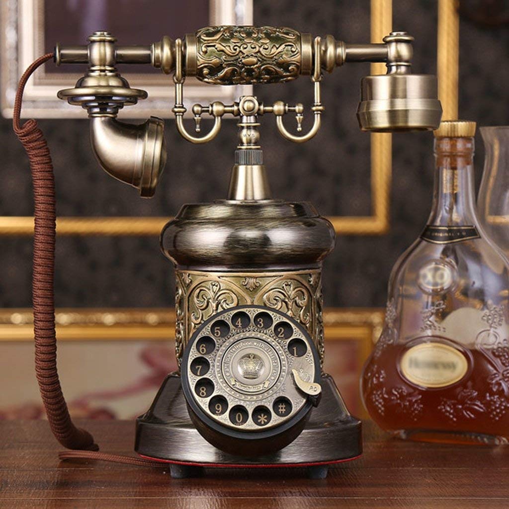 Telefono Antico Europeo Pastorale retrò Telefono Fisso per Famiglie