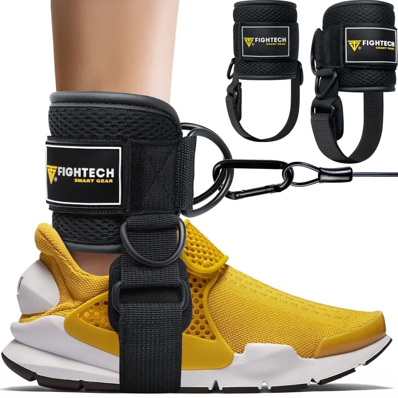 Ankle Straps Cable Machine Attachment for Gym - Cable Kickback Ankle Straps - Padded Ankle Cuffs for Glute Kickbacks and Leg Workouts