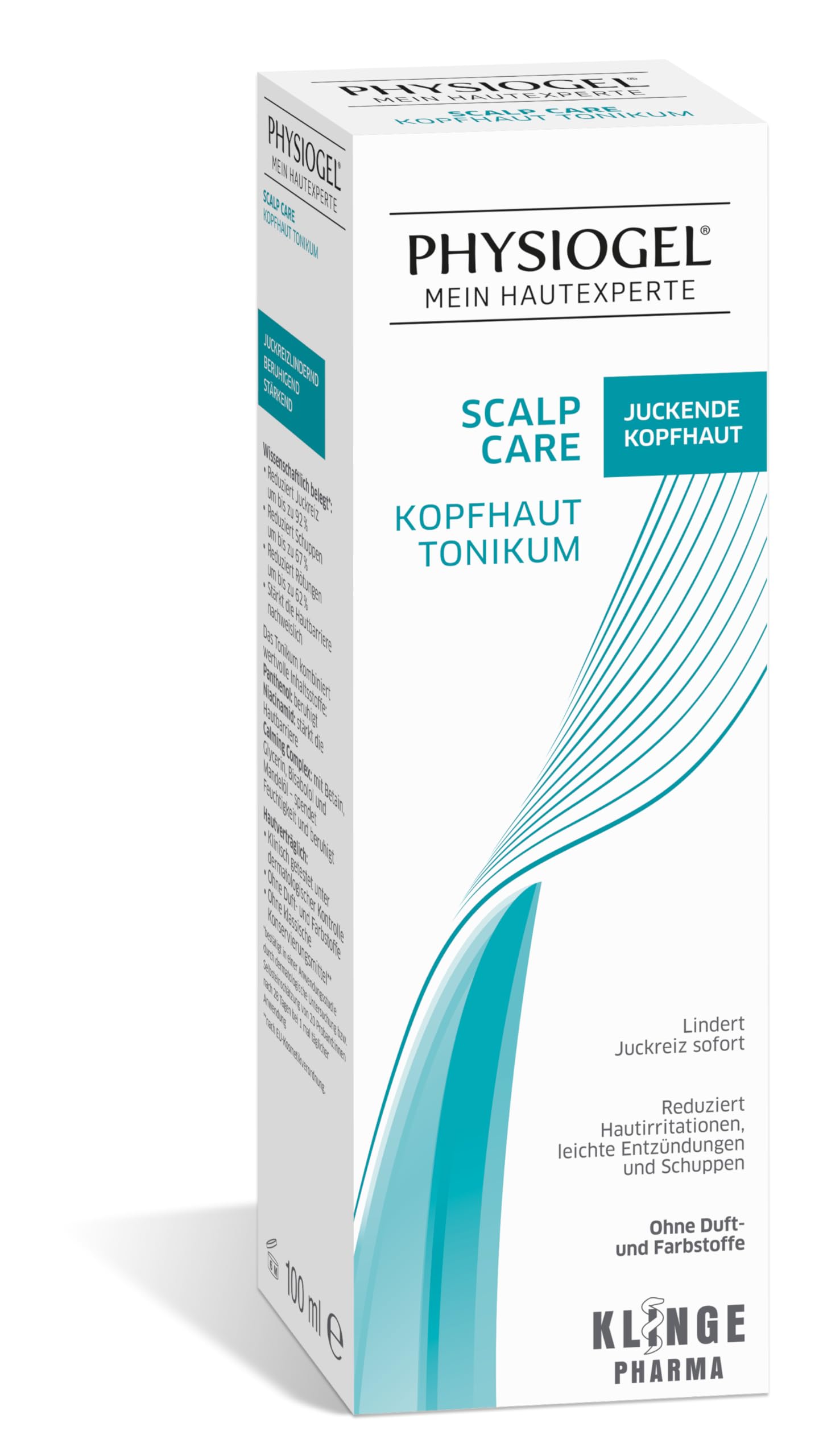 PHYSIOGEL Scalp Care Kopfhaut Tonikum – Beruhigendes Tonikum für juckende, trockene & empfindliche Kopfhaut, Sofortige Linderung und nachhaltige Stärkung der Hautbarriere, 100ml