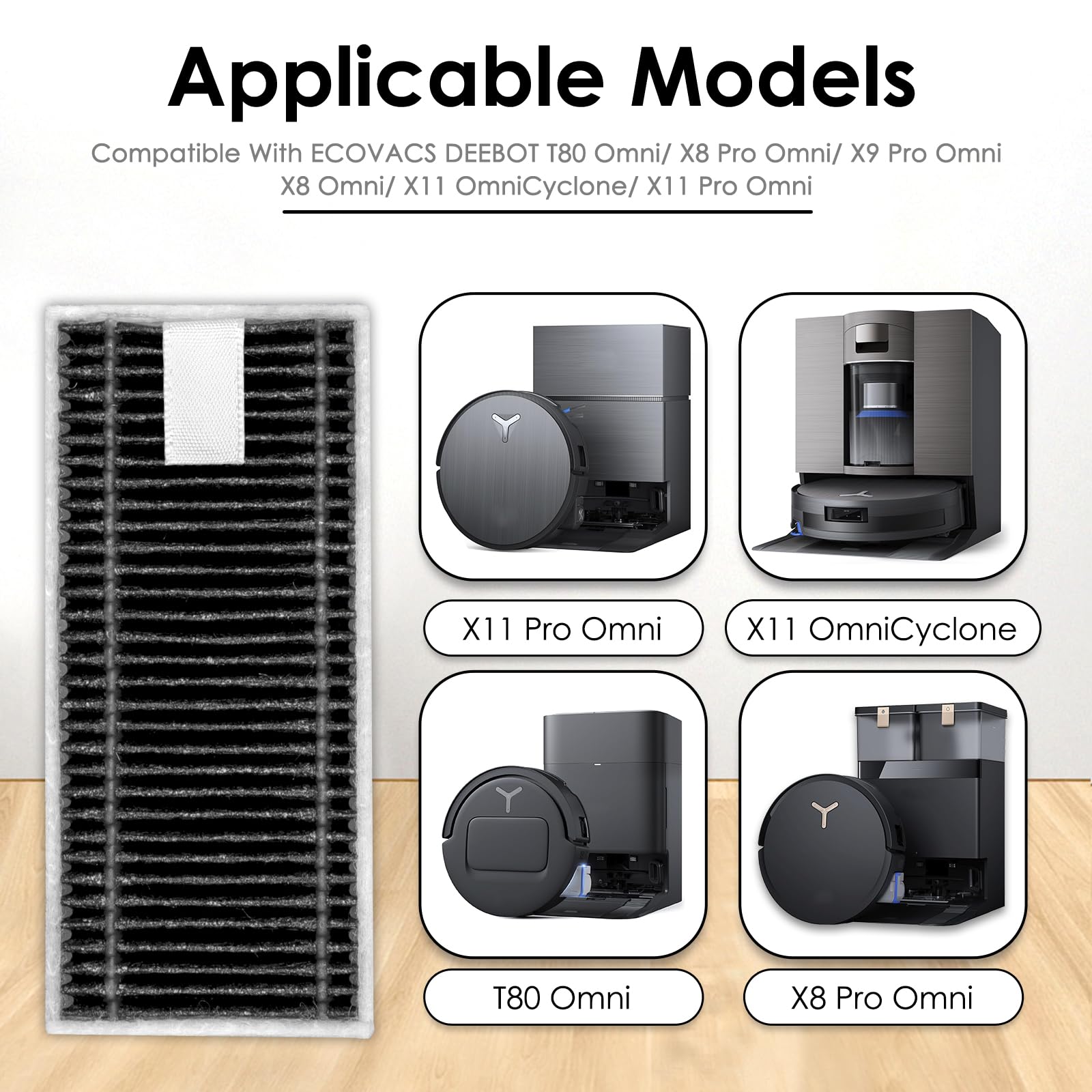 Amazon.com - (8 Pack) X9 Pro Omni Replacement HEPA Filters for