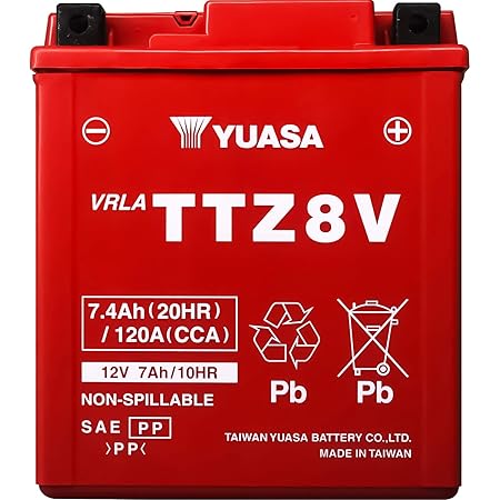 Amazon 台湾製 バイクバッテリー 初期補充電済 Yuasa 純正互換品 Ttz8v Gtz8v 互換 バイクバッテリー 車 バイク Amazon 台湾製 バイクバッテリー 初期補充電済 Yuasa 純正互換品 Ttz8v Gtz8v 互換 バイクバッテリー 車 バイク