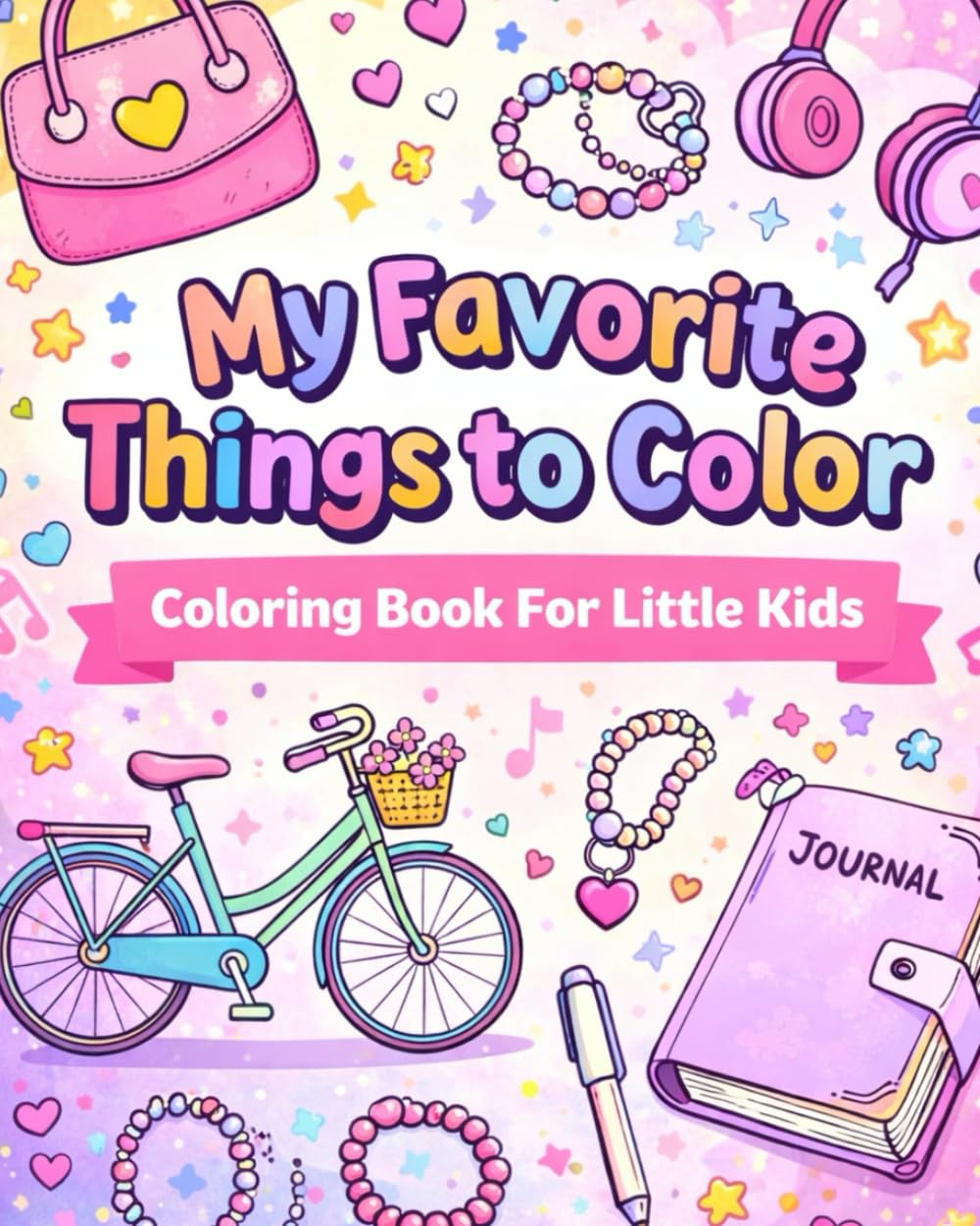 My Favorite Things to Color: Coloring Book for Little Kids