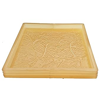 Reyal Rastik Chequered Mould Paver Block Mould (PVC)(Size : 12